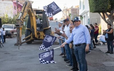 INICIAN TRABAJOS EN LA CALLE CALZADA DE LOS INDIOS Y FRANCISCO ZARCO