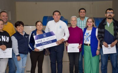FAVORECEN A FAMILIAS DE LA PIEDAD CON ENTREGA DE TINACOS