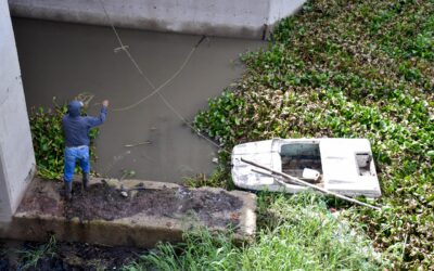 REALIZAN LABORES PARA LIMPIAR DE LIRIO UN TRAMO DEL RÍO LERMA