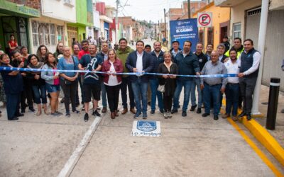SEGUNDO TRAMO DE LA CALLE MATAMOROS ES INAUGURADO POR SAMUEL HIDALGO