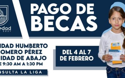 REALIZARÁN PAGO DE BECAS MUNICIPALES DEL PERIODO NOVIEMBRE-DICIEMBRE