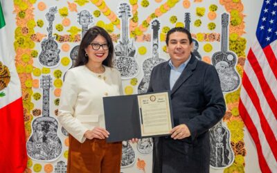 REUNIÓN DEL PRESIDENTE DE LA PIEDAD CON LA SENADORA KARINA VILLA