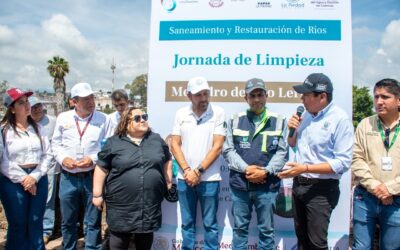 UNEN ESFUERZOS LOS TRES ÓRDENES DE GOBIERNO PARA SANEAR EL RÍO LERMA