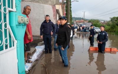 GOBIERNO DE LA PIEDAD PENDIENTE DE AFECTADOS POR FUERTE TROMBA