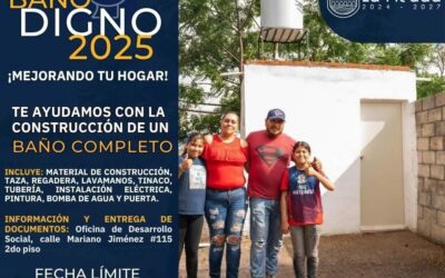 SE ABRE CONVOCATORIA PARA EL PROGRAMA“BAÑO DIGNO 2025”