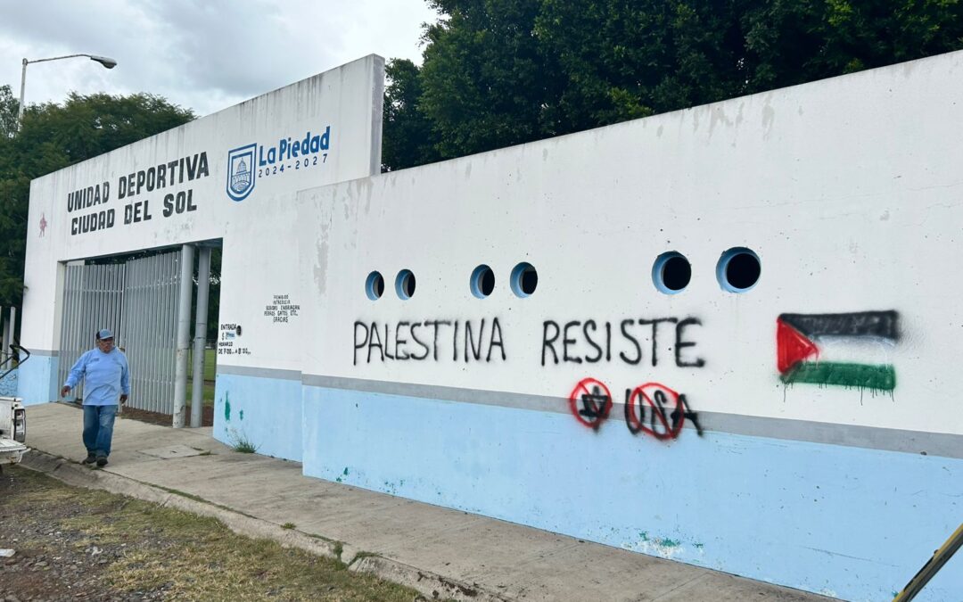 SE INVITA A LA POBLACIÓN A EVITAR VANDALIZAR ESPACIOS PÚBLICOS