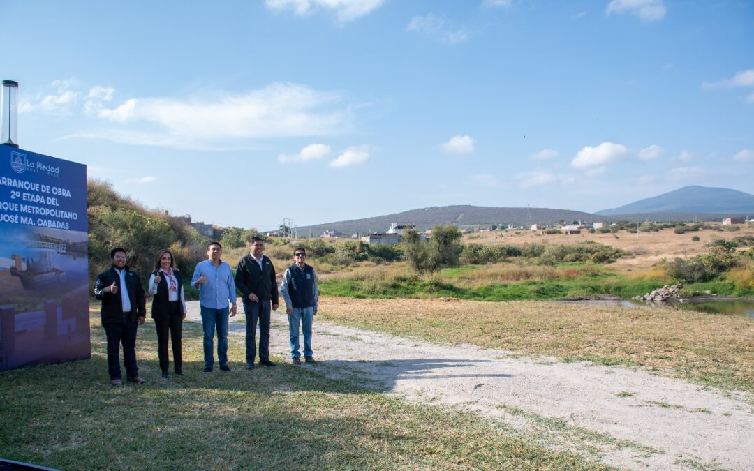 PRESIDENTE SAMUEL HIDALGO DA INICIO A LA SEGUNDA ETAPA DEL PARQUE METROPOLITANO