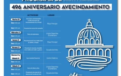 ORGULLOSAMENTE PIEDADENSES, LA PIEDAD CELEBRA 496 AÑOS DE SU AVECINDAMIENTO