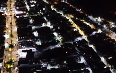 INAUGURA ALCALDE SAMUEL HIDALGO NUEVAS LUMINARIAS EN COLONIA DE LA PIEDAD