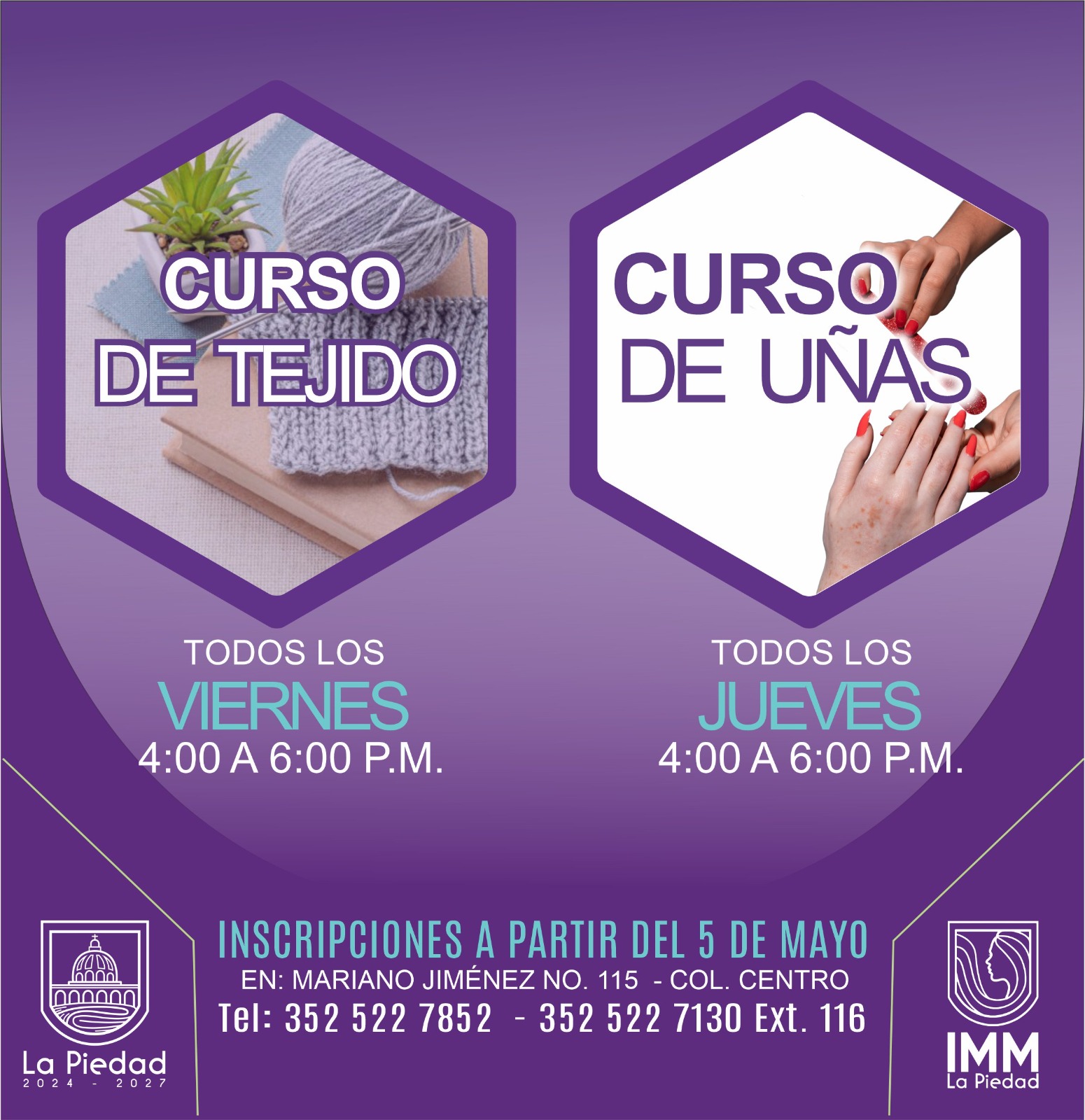 IMM LA PIEDAD OFRECERÁ CURSOS PARA LAS MUJERES